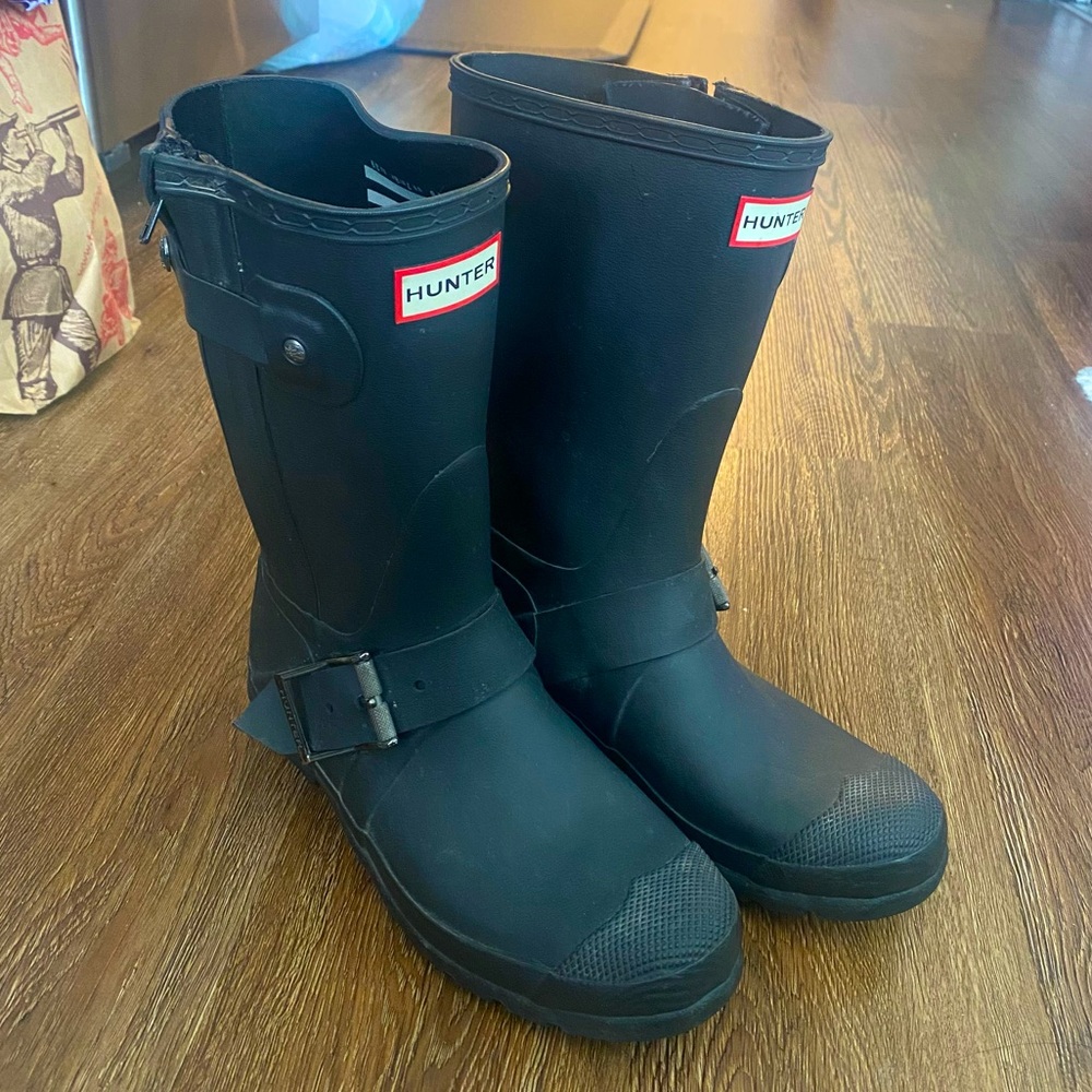 Hunter Biker Rain Boots - Size 39